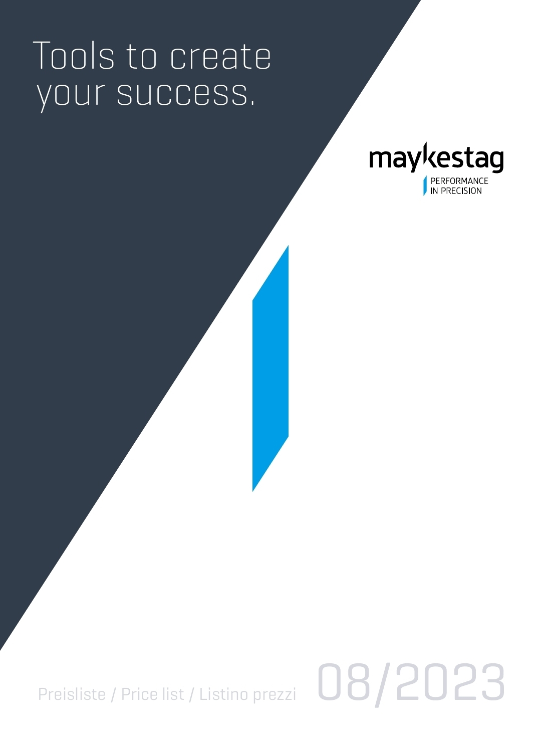 Copertina del catalogo Maykestag
